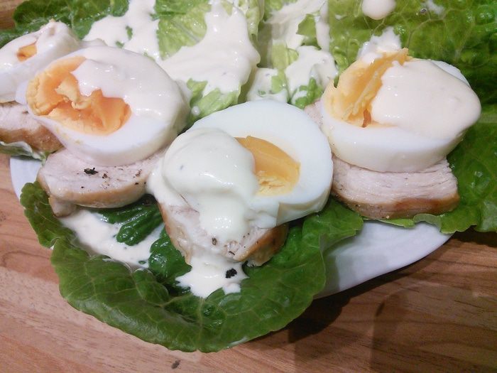 Салат &amp;quot;Цезарь&amp;quot; с курицей 