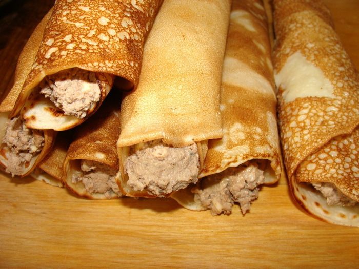 Закусочный блинный торт &amp;quot;Тетрис&amp;quot;