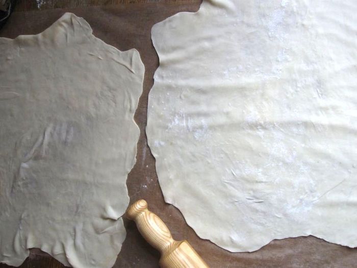 Пирог с яблоками и миндалем