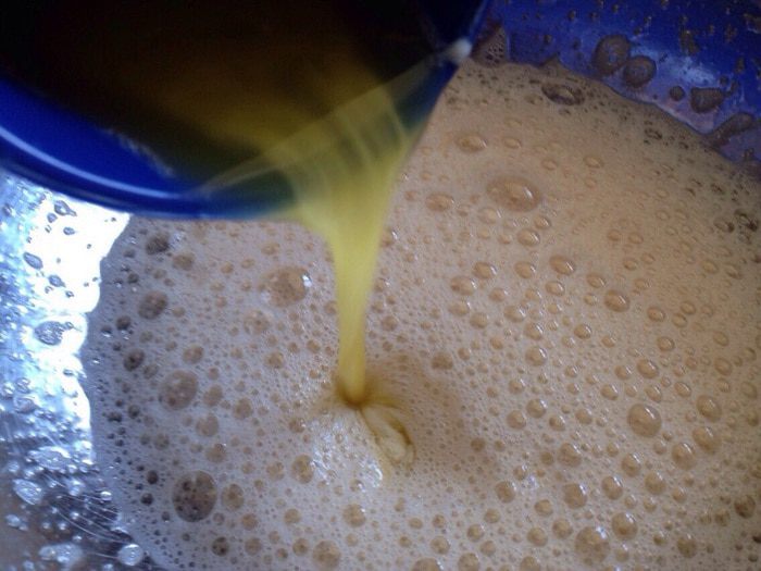 Творожно-яблочный пирог с гранолой