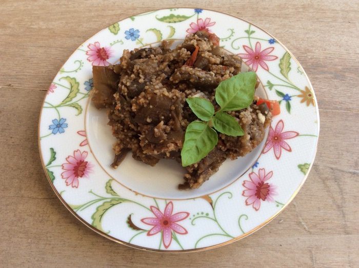 Баклажаны с кускусом