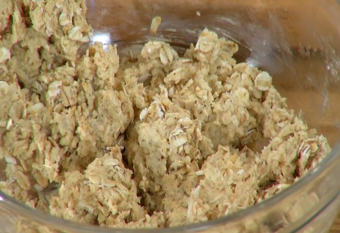 Запеченные фрукты под хрустящей корочкой 