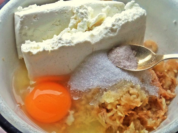 Яблочные вареники (без муки)
