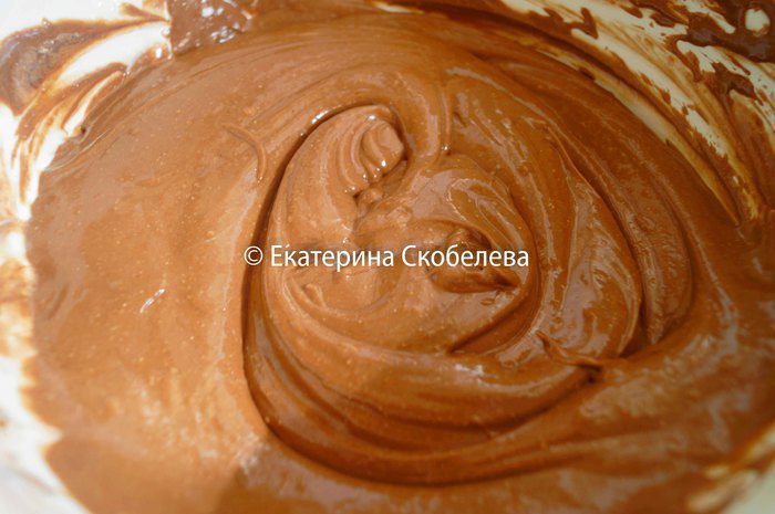 Трехслойный кофейно-шоколадный чизкейк 