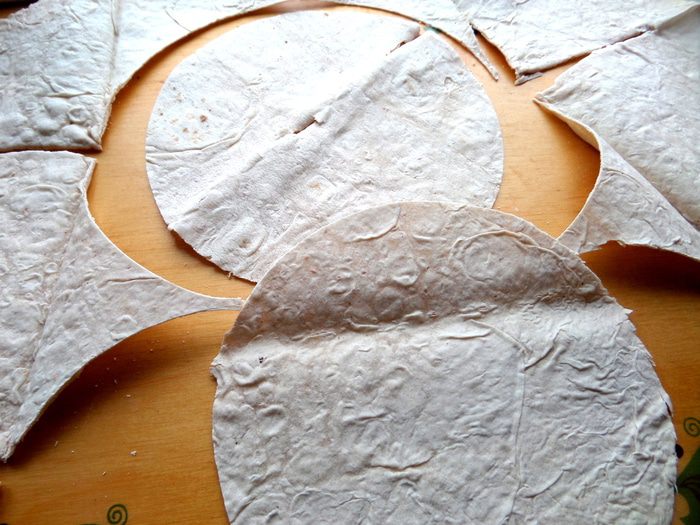 Торт из лосося с прослойкой из хачапури