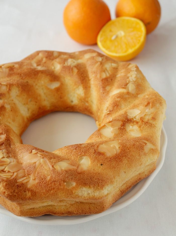 Апельсиновый кекс на белках