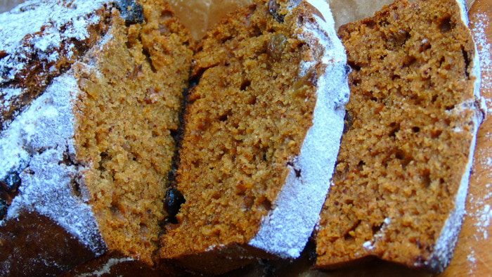 Пряный апельсиновый кекс (постный)