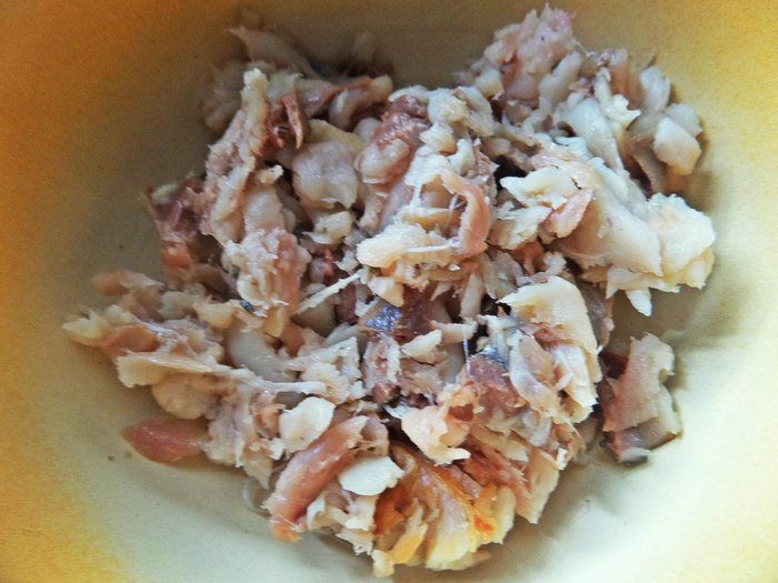Закуска «Скумбрия с яйцом»