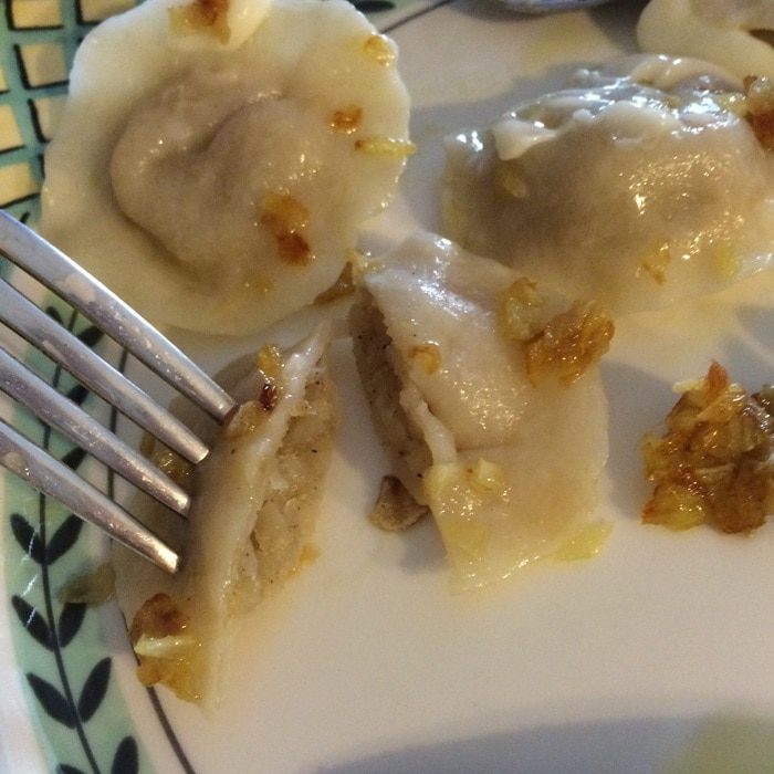 Пельмени с сырым картофелем