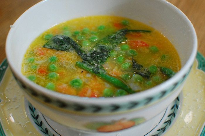 Минестроне с рисом 