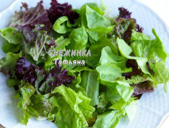Салат с авокадо, курицей, сельдереем и грейпфрутом