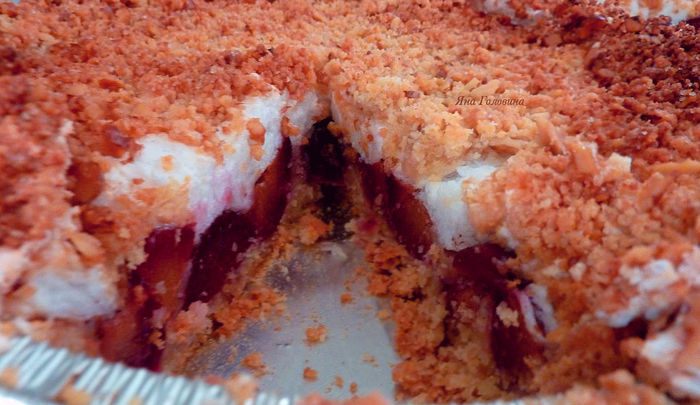 Пирог сливовый