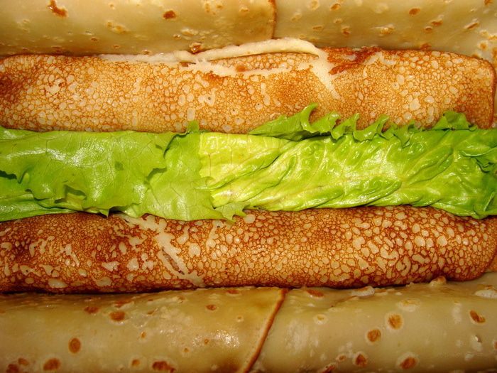 Закусочный блинный торт &amp;quot;Тетрис&amp;quot;