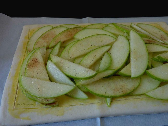 Деревенский яблочный тарт