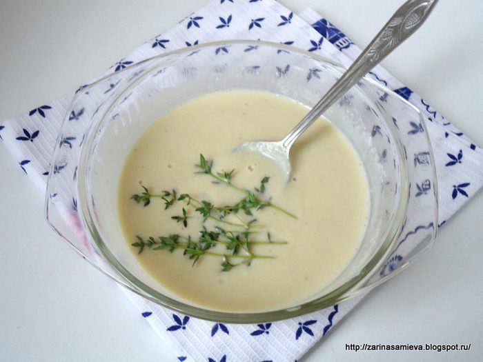 Вареники творожные с ванильно-тимьяновым соусом