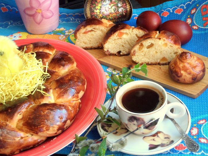 Пасхальная коса с цукатами
