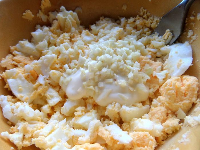 Бутерброды &amp;quot;Букет мимоз&amp;quot;