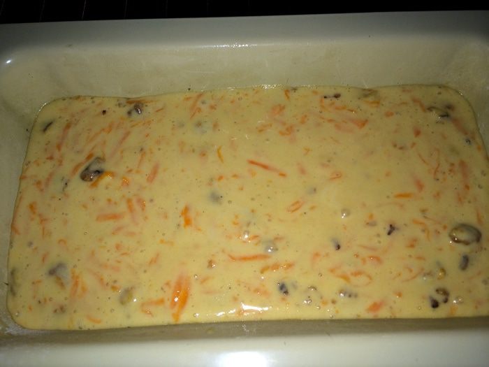 Тыквенный кекс с грецкими орехами
