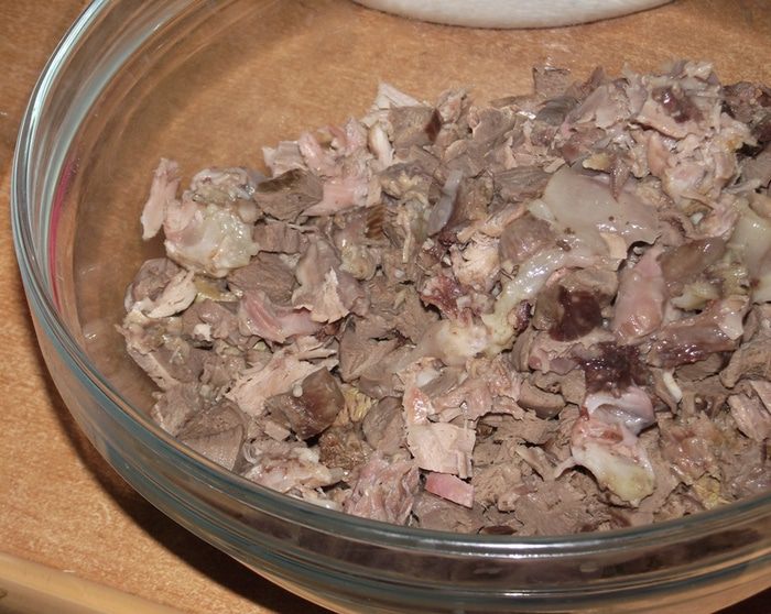 Зельц из свиной рульки с языком