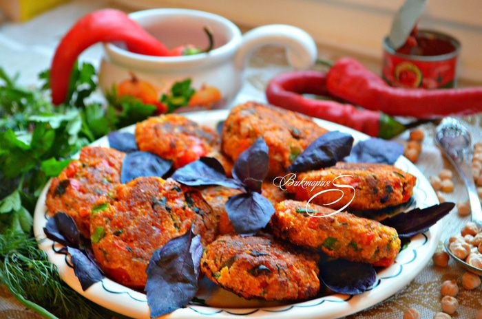 Нутовые индийские котлеты «Пудла»