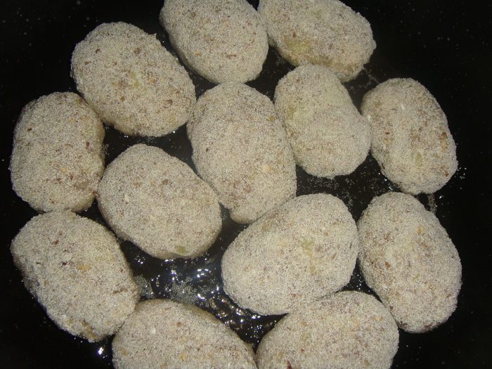 Постные котлеты из гречки и картофеля