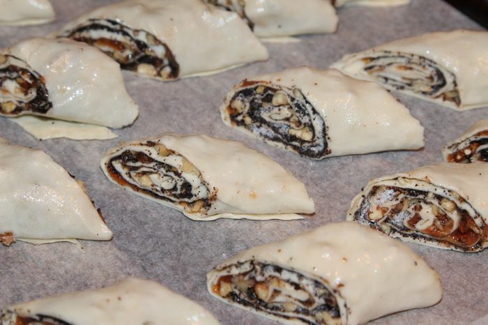 Украинские кифлики (постная выпечка)