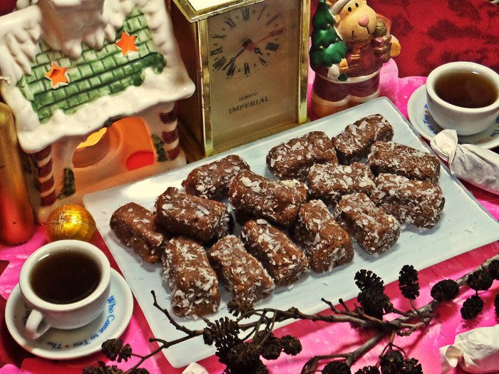 Ириски в кокосовой стружке