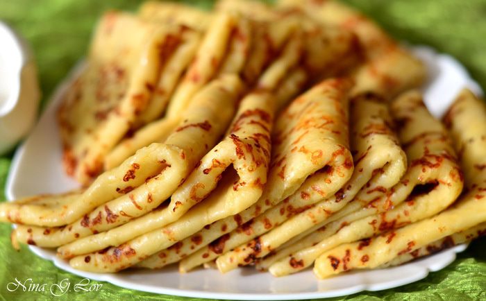 Сырные блинчики