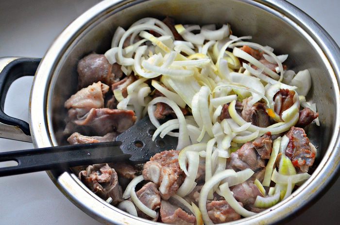 Тыква-кебаб с бараниной