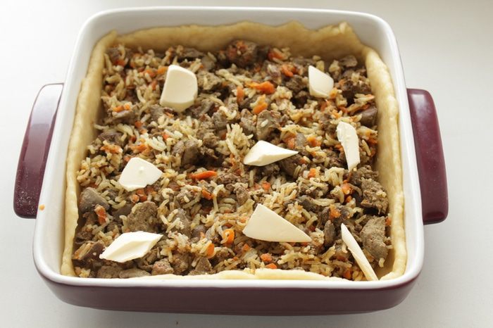 Пирог с печенью