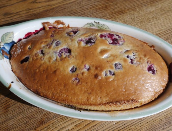 Клафути с ягодами 