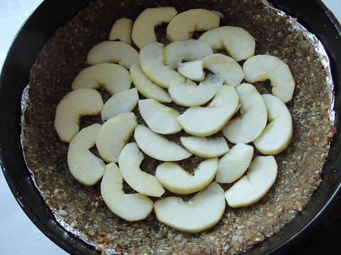 Тыквенный пирог с облепихой для Снежинки Татьяны