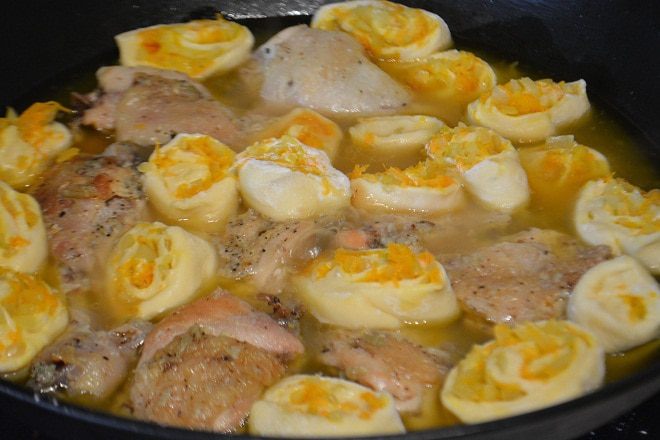 Штрули с курицей