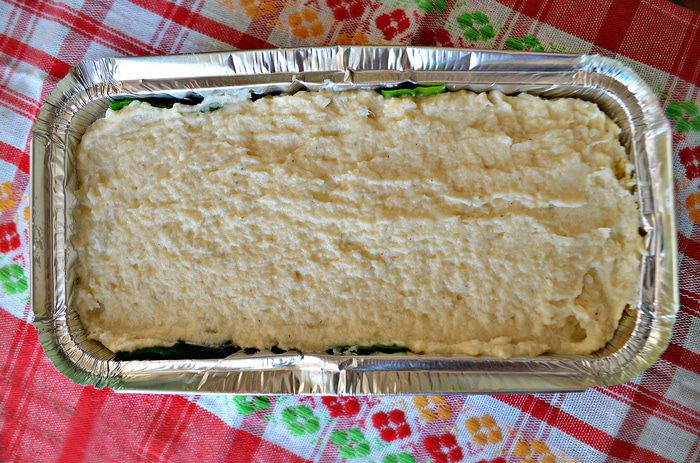 Суфле из цветной капусты с морковью и луком-пореем