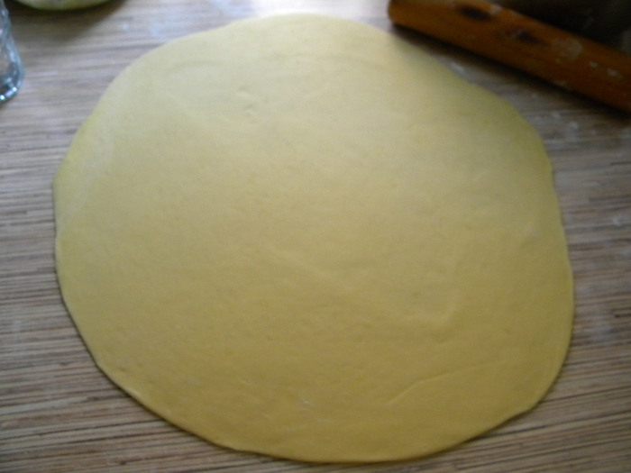 Вареники с яйцом, зеленью и сыром фета