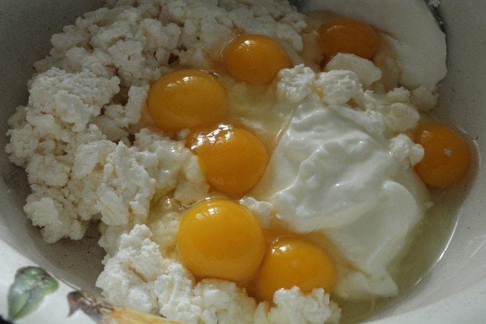 Запеканка с капустой и кабачками
