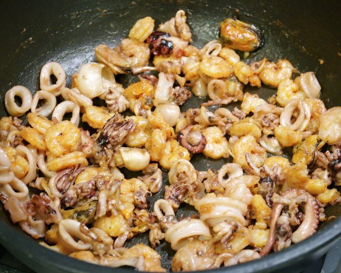 Рисовые спагетти по-китайски 