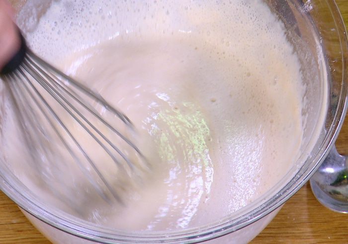Гречневые блинчики с сыром и ветчиной 