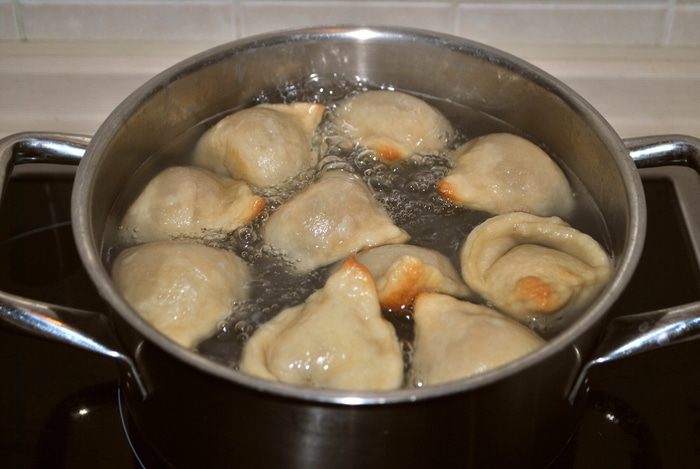 Кундюмы с капустой и грибами