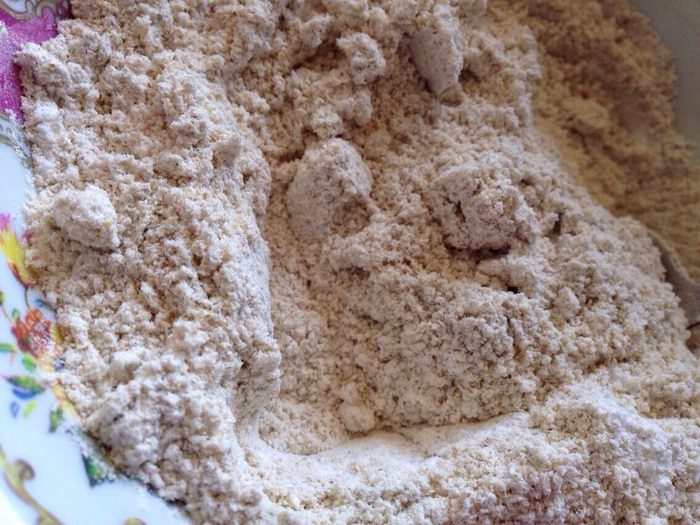 Творожно-яблочный пирог с гранолой