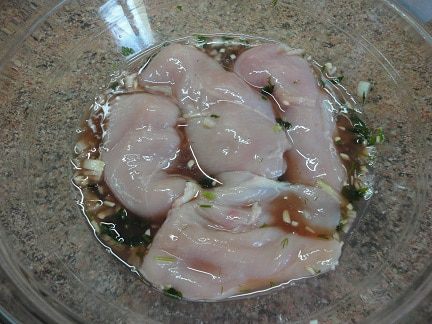 Ароматная курочка в вине