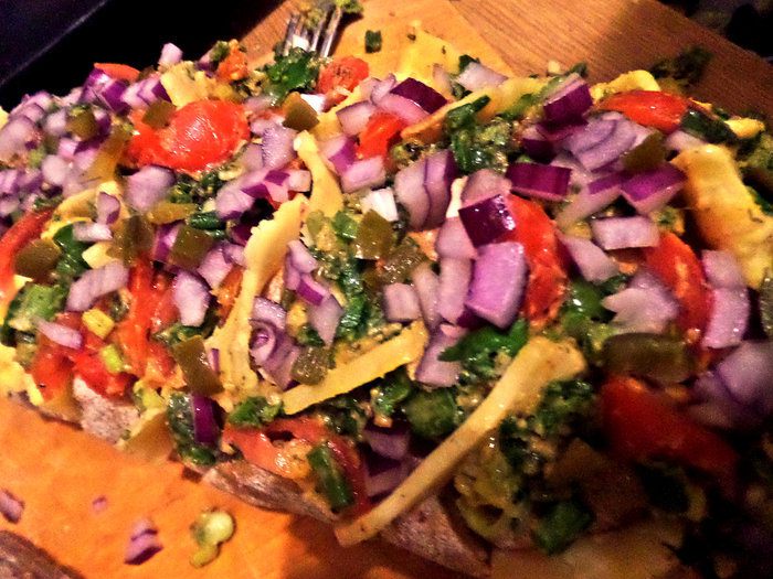 Горячая закуска из чиабатты