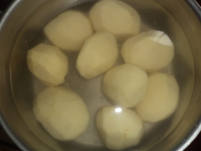 Закуска из картофеля с селедкой