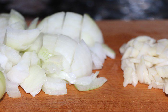 Перец, фаршированный капустой (заготовка)