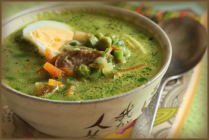Легкий суп &amp;quot;Изумрудный&amp;quot;