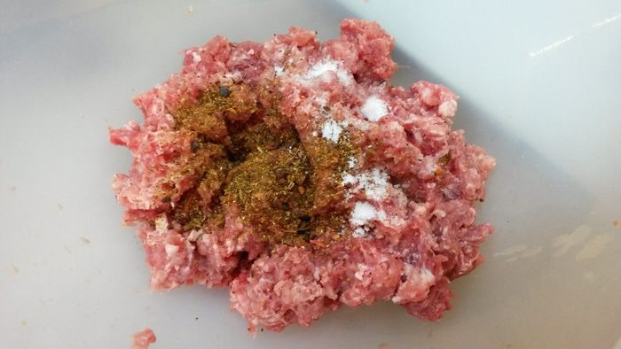 Тарт с мясными фрикадельками