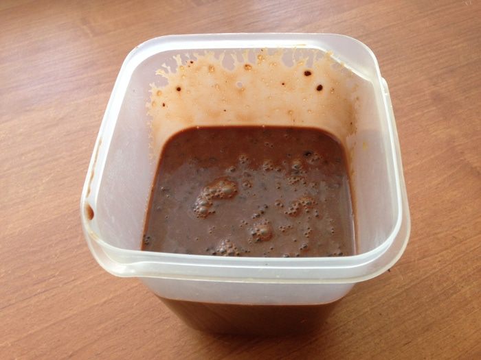 Шоколадно-арахисовое мороженое