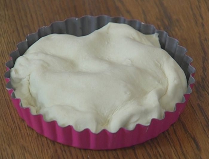 Тарт татен со свеклой и шалотом 