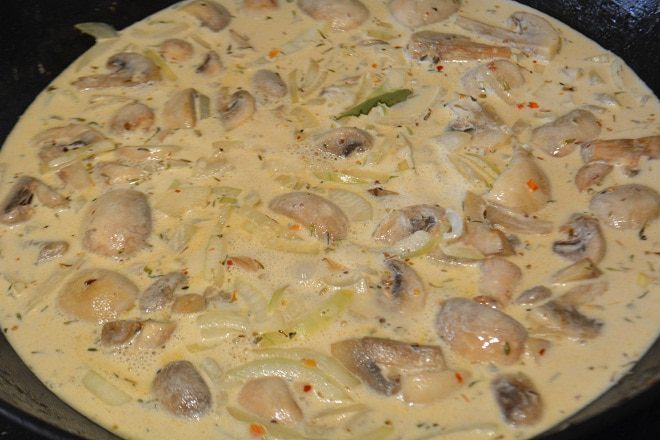Курица в сливочно-горчичном соусе 