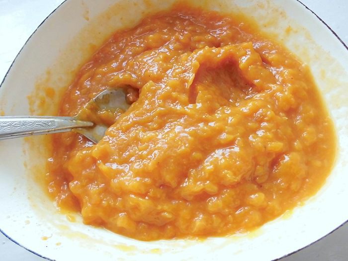 Тыквенный пирог с облепихой для Снежинки Татьяны